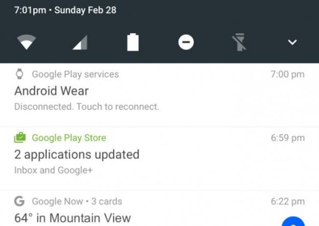 Así pueden ser las notificaciones de Android N