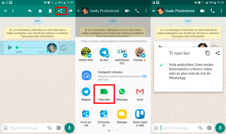 Cómo Pasar Las Notas De Voz A Texto En Whatsapp 9557
