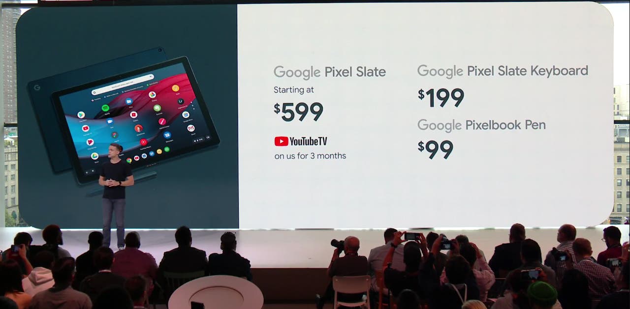 Google Pixel Slate precios