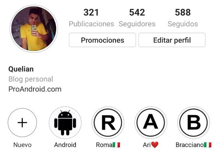 Historias destacadas de Instagram: cómo poner iconos y personalizarlas