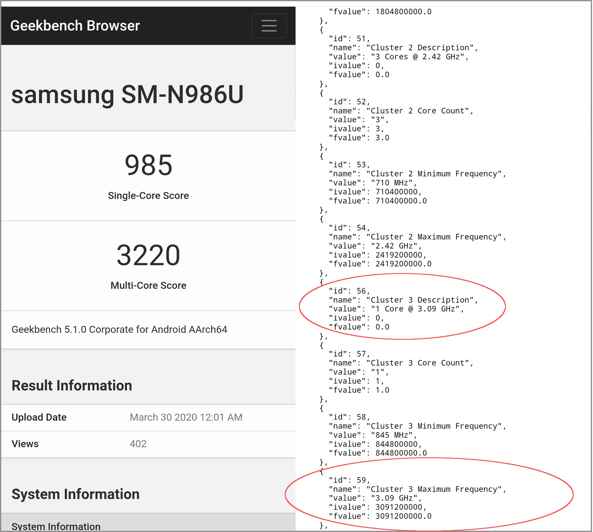 Samsung Galaxy Note 20 Qualcomm Snapdragon 865+