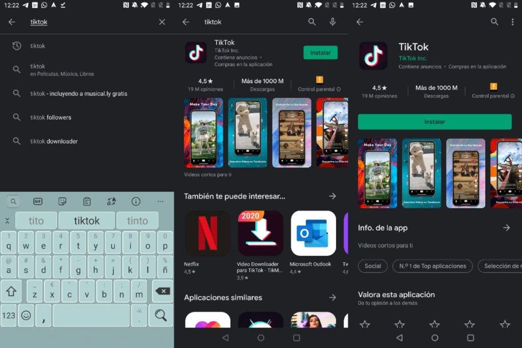 Cómo descargar TikTok en cualquier móvil Android