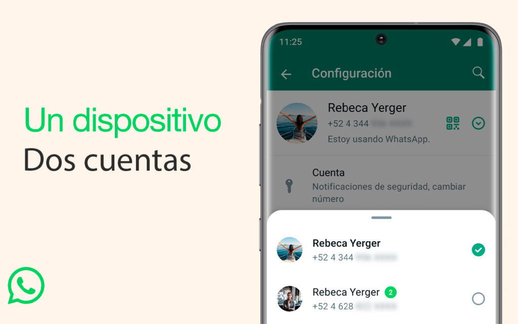 ¡Por fin puedes tener dos números de WhatsApp a la vez! En el mismo móvil y sin cerrar sesión