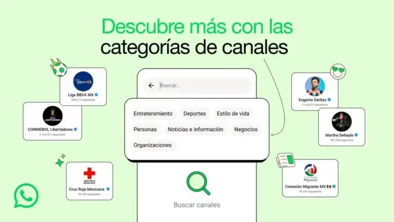 Llegan las categorías en los canales de Whatsapp, así funciona