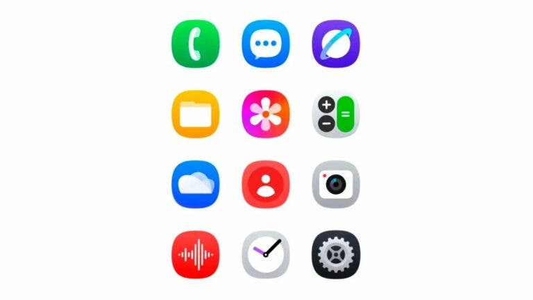 Así puedes obtener la apariencia de One UI 7 con este pack de iconos en tu Galaxy